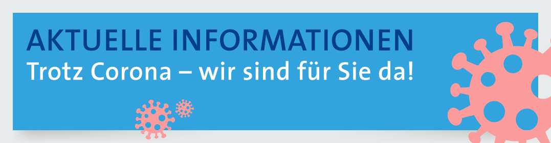 Banner Informationen zu Corona