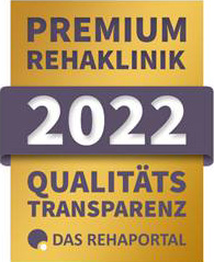 Siegel Premium-Rehaklinik 2022 von das Rehaportal